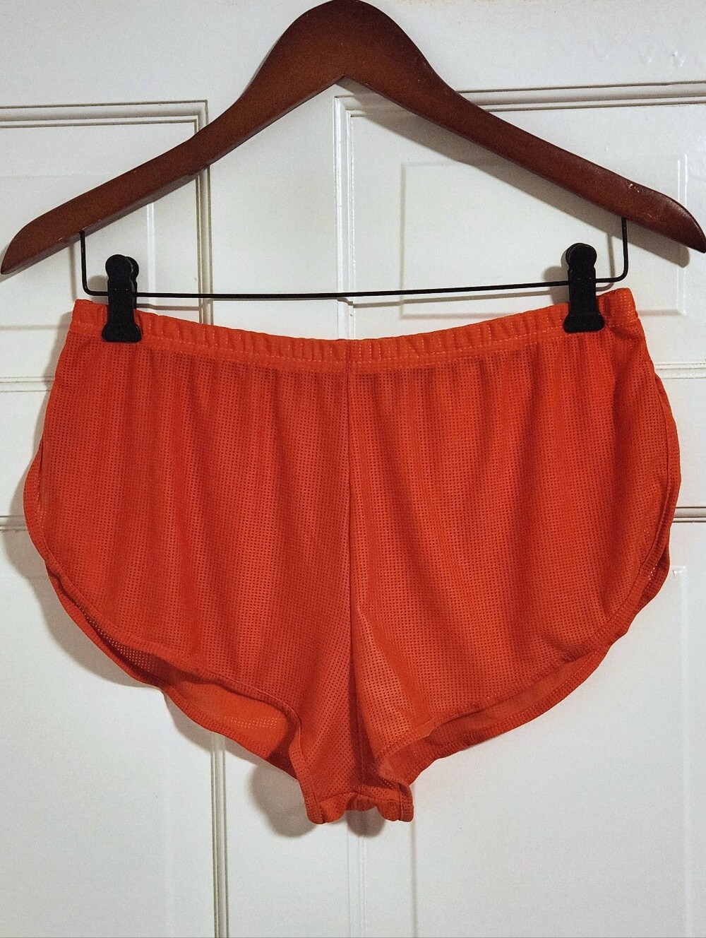 💋Muscle Alive💋 - Orange Split Side Mesh Lounge Short